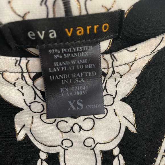 Black and white Eva Varro XS dress - Picture 3 of 3